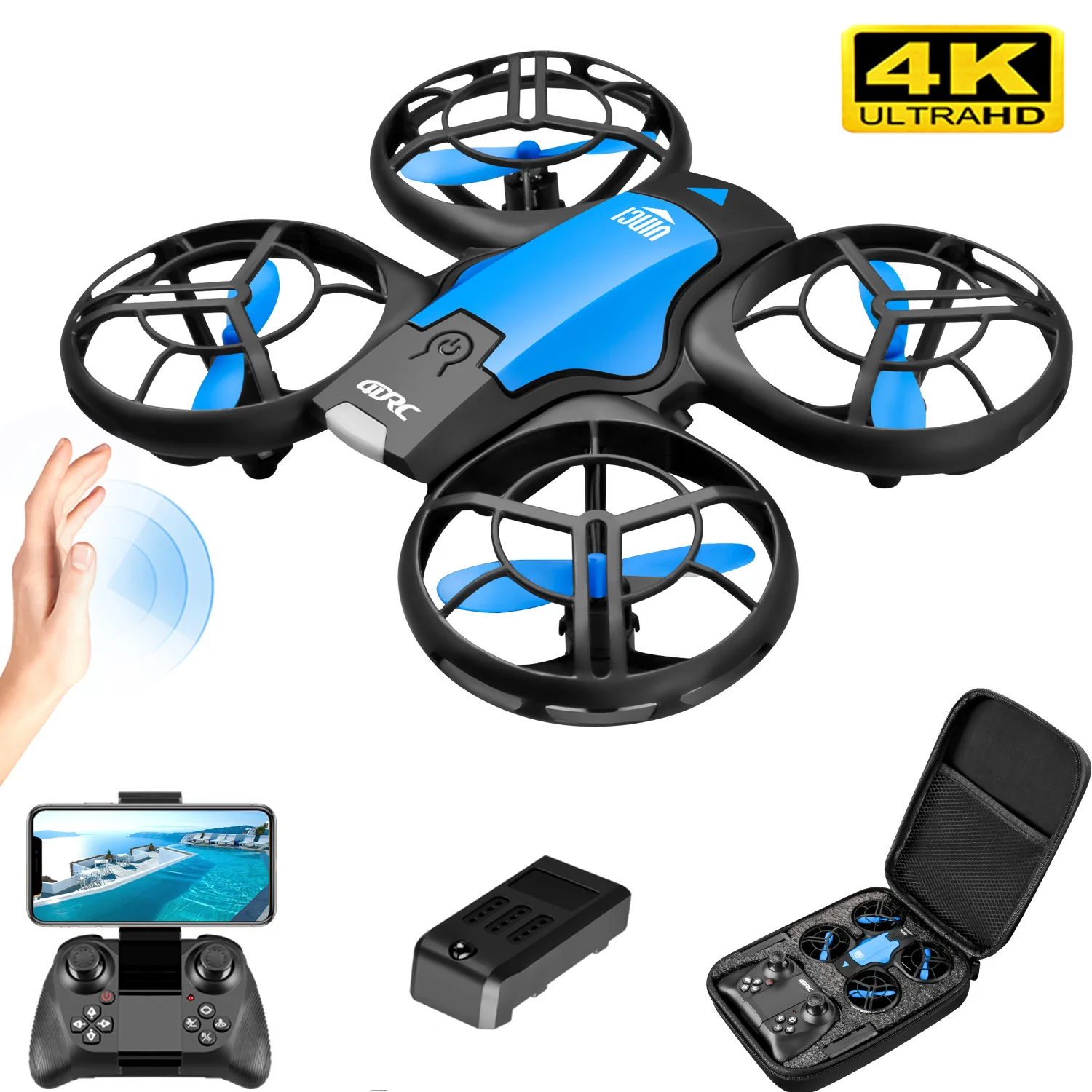 Drone Battery Case - V8 Nieuwe Mini Drone 4K Professionele