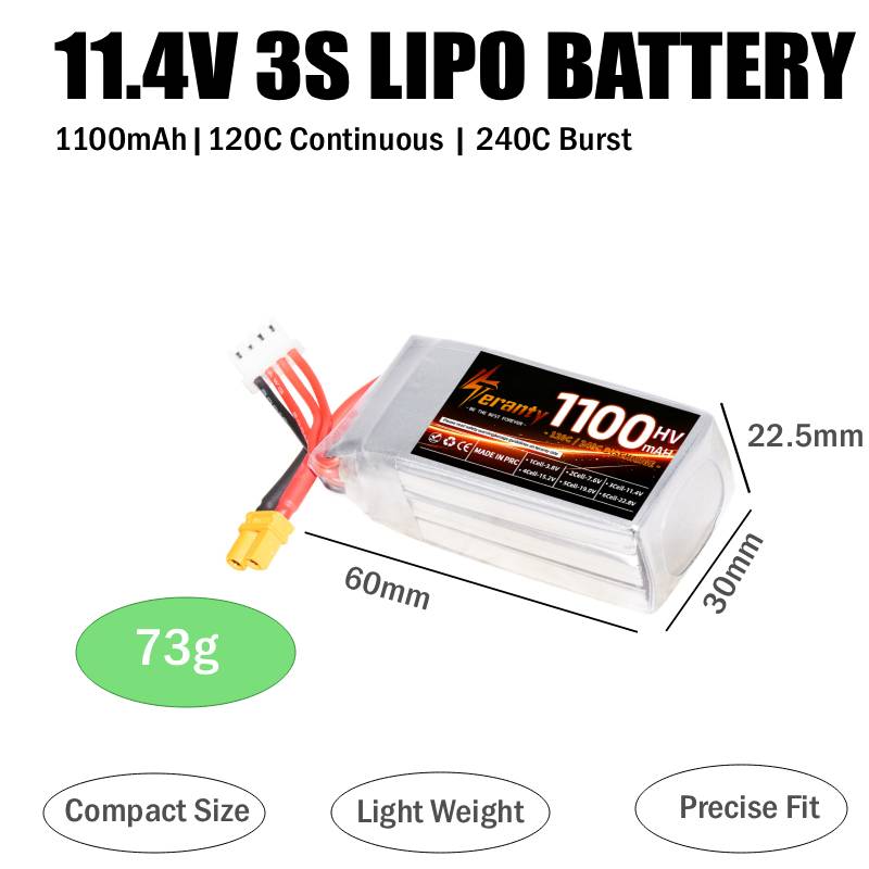 Teranty 2S 3S 4S 6S HV LiPo-ba - Drone Battery 3S recensie en prijs